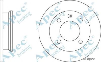 APEC BRAKING dsk133 -  Тормозной диск